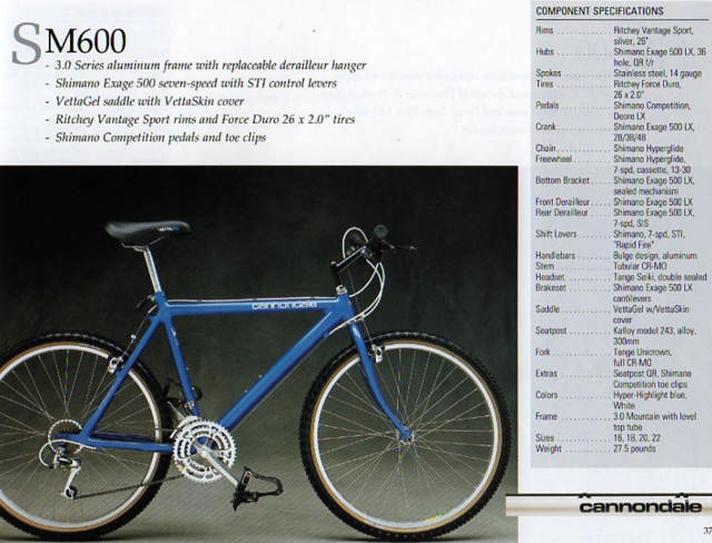 Cannondale SM 600 | 203